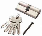 Картинка Цилиндр RENZ 60 мм CC 60 SN К-К, комп., матовый никель